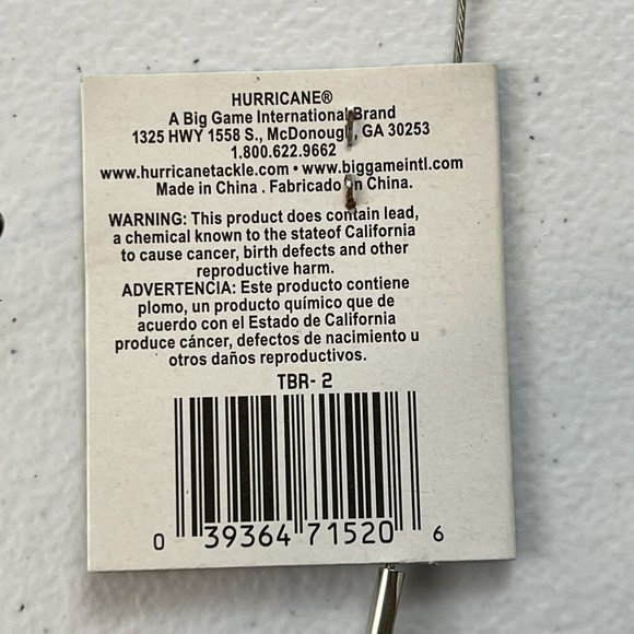 Lot of 3 Hurricane Salt Tackle Double Drop Wire Bottom Rigs 60lb Test 18” Length - Picture 4 of 6